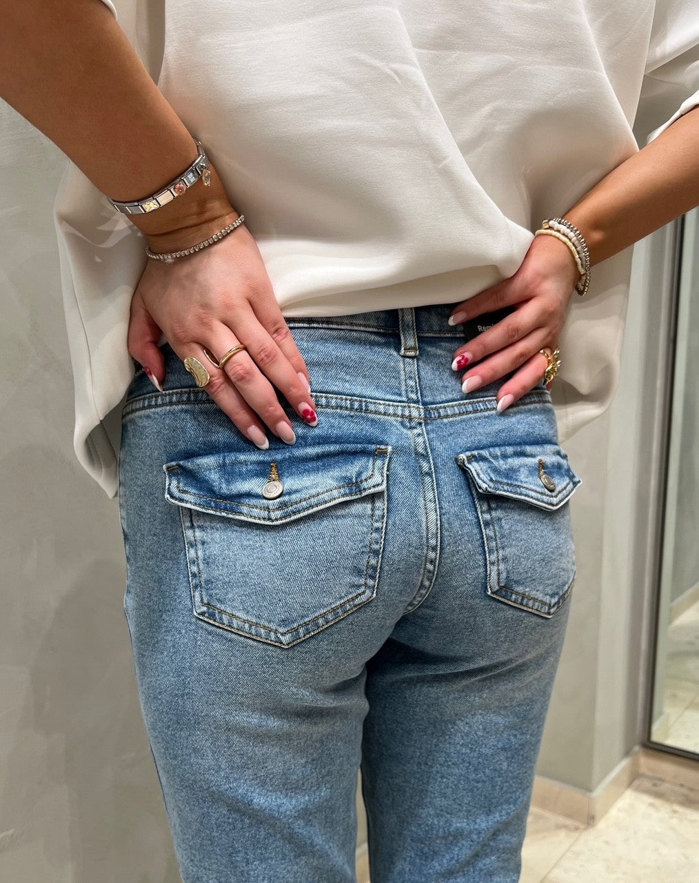 NMREMI Jeans - Light Blue Denim